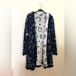 Sailor Moon Navy and White Hooded Cardigan with 2x Torrid